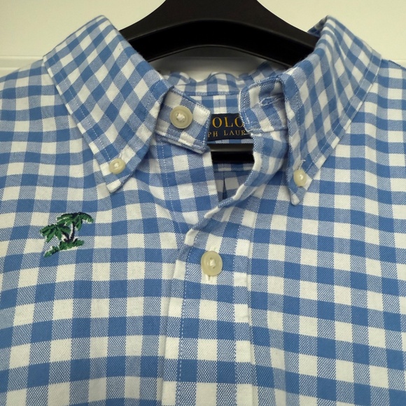 Polo Ralph Lauren Embroidered Gingham Shirt Size: XXL (Classic Fit) - Picture 4 of 7